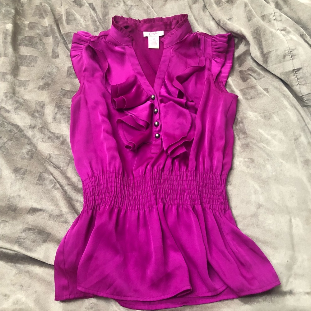 Purple blouse/top